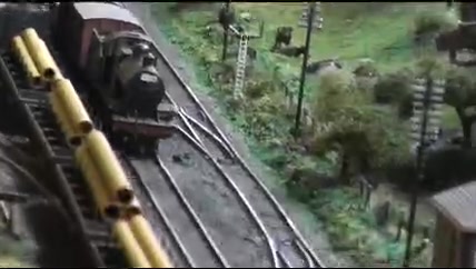Pipe wagons in the yard