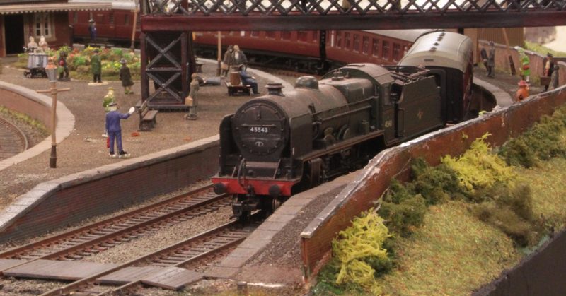 At the station platform